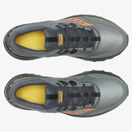 Saucony Aura TR GTX in Grey/Orange