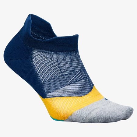 Feetures Elite Light Cushion No Show Socks in Navy/Aqua