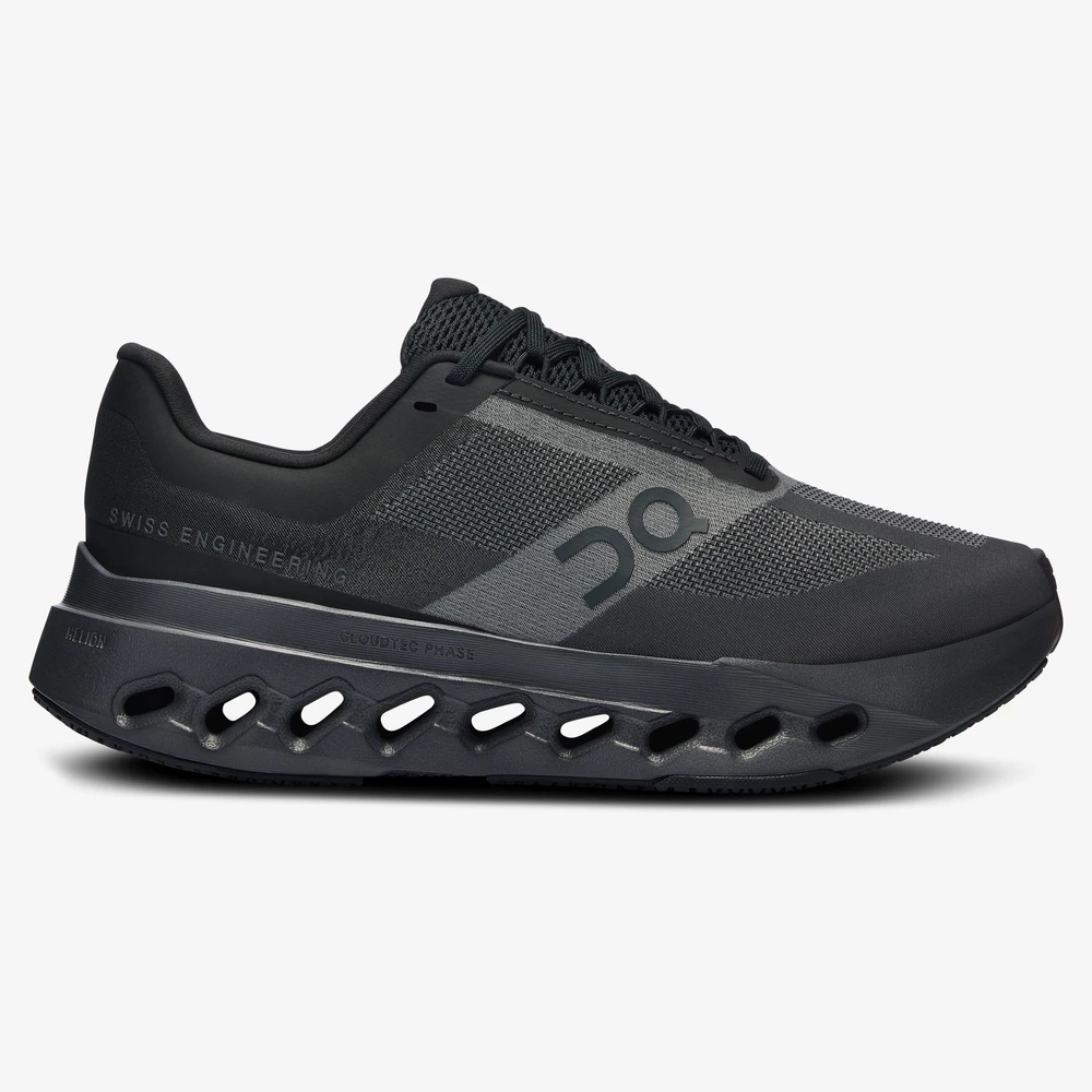 On Cloudsurfer Next in Black/Eclipse