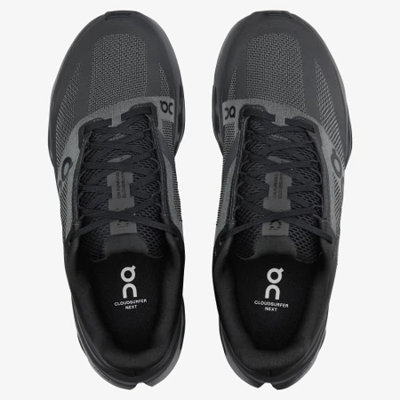 On Cloudsurfer Next in Black/Eclipse