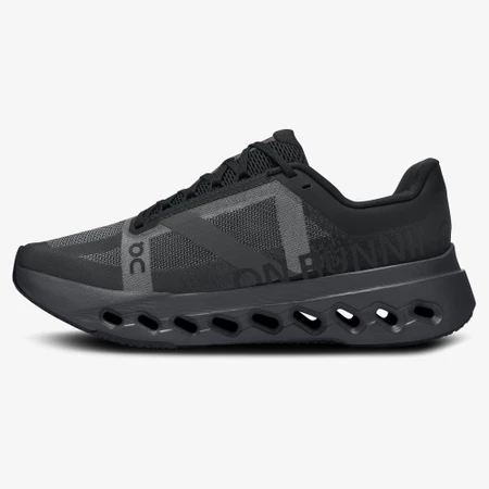 On Cloudsurfer Next in Black/Eclipse