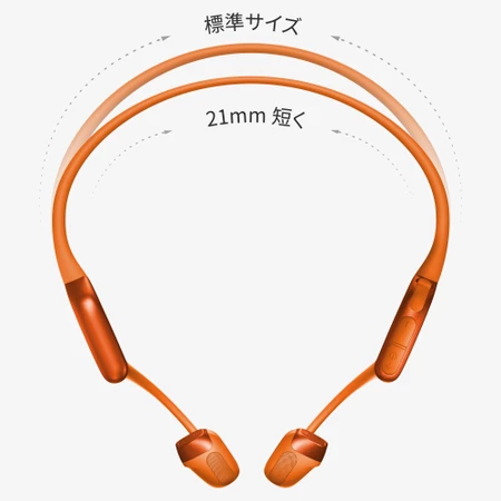 Shokz OpenRun Pro 2 Mini Headphones in Orange