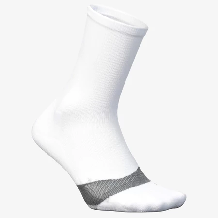 Feetures Elite Light Cushion Mini-Crew in White