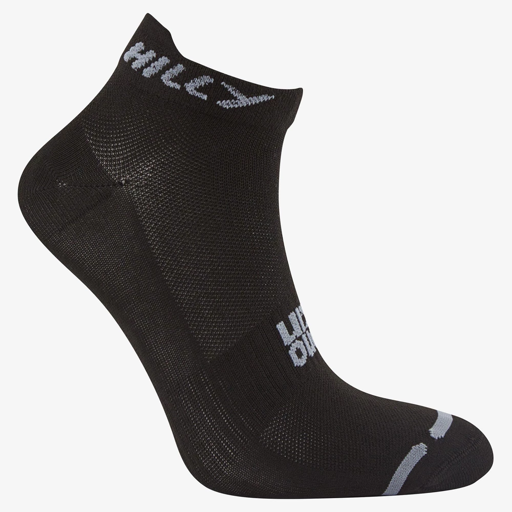 Hilly Active Zero Cushioning Socklets in Black