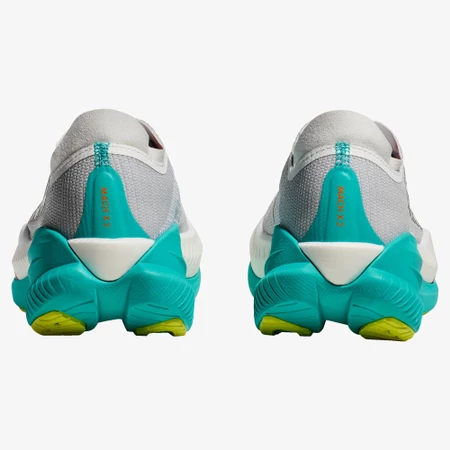 Hoka Mach X 2 in Grey/Aqua