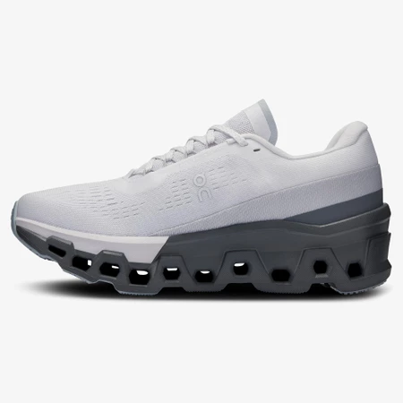 On Cloudmonster 2 in White/Grey