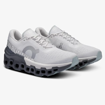 On Cloudmonster 2 in White/Grey