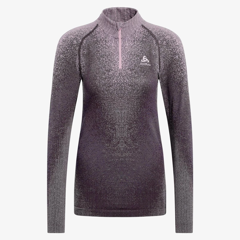 Odlo Blackcomb Half Zip Baselayer in Grey Ridge