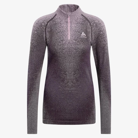Odlo Blackcomb Half Zip Baselayer in Grey Ridge