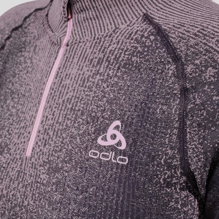 Odlo Blackcomb Half Zip Baselayer in Grey Ridge