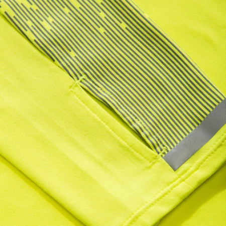 Ronhill Tech Reflect Thermal 1/2 Zip Top in Fluro Yellow