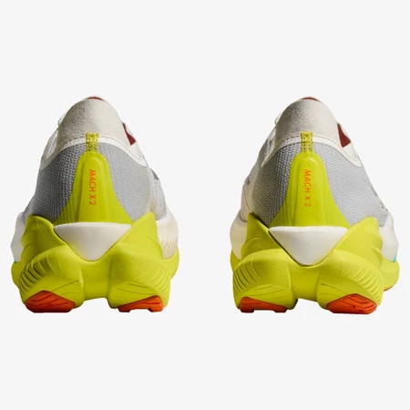 Hoka Mach X 2 in Grey/Yellow