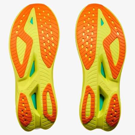 Hoka Mach X 2 in Grey/Yellow