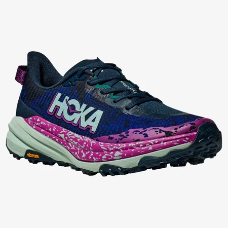 Hoka Speedgoat 6 Wide in Navy/Blue