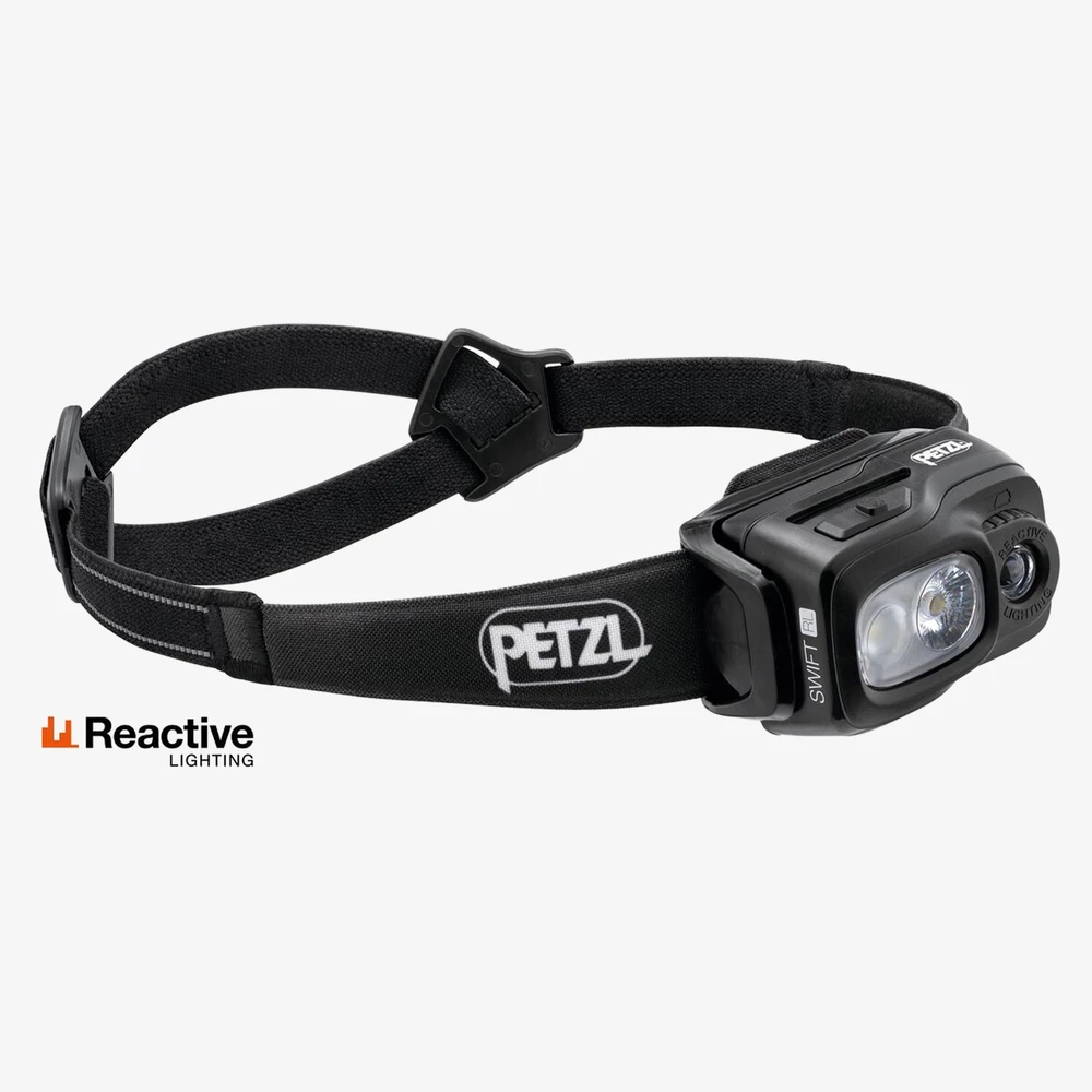Petzl Swift RL 1100 Headtorch in Black
