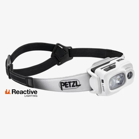 Petzl Swift RL 1100 Headtorch in White