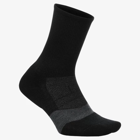 Feetures Merino 10 Mini Crew Socks in Charcoal