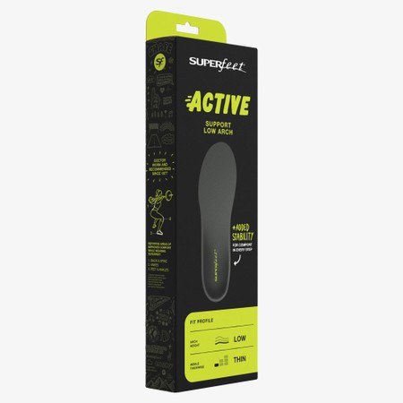 SUPERFEET  Active Support Low Arch Insoles