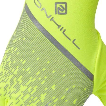Ronhill Reflect Gloves in Fluoro Yellow/Reflect