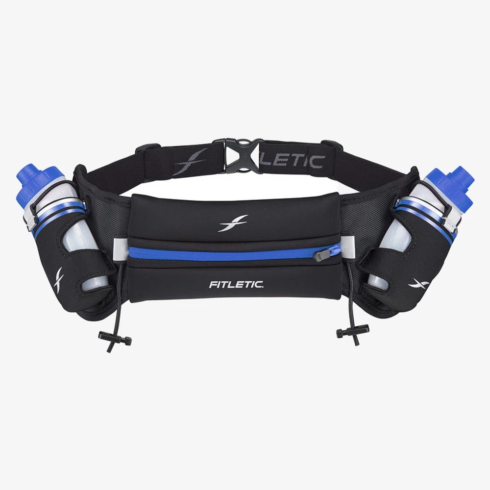 Fitletic Hydration Belt 16oz in Black/Blue