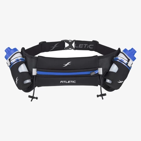 Fitletic Hydration Belt 16oz in Black/Blue