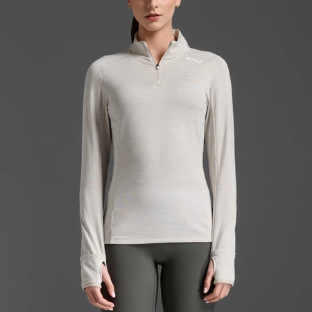 2XU Ignition Half Zip Top in Moon Reflective