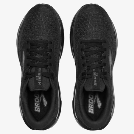 Brooks Adrenaline GTS 24 2E Wide in Black/Black
