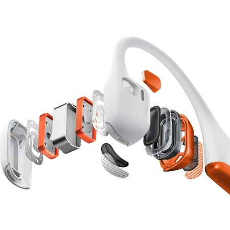 Shokz OpenRun Pro 2 Headphones in White/Orange
