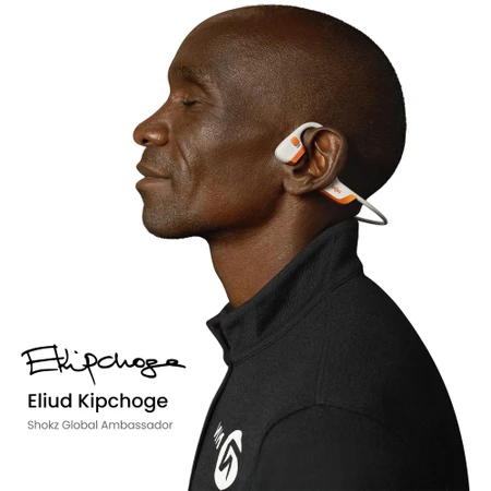 Shokz OpenRun Pro 2 Headphones in White/Orange