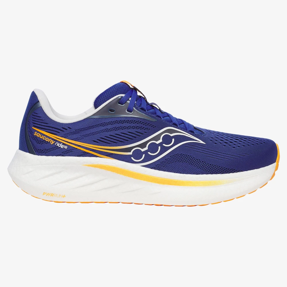 Saucony Ride 18 in Azurite/Peel