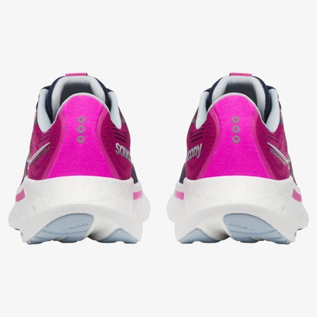 Saucony Ride 18 in Navy/Fuchsia