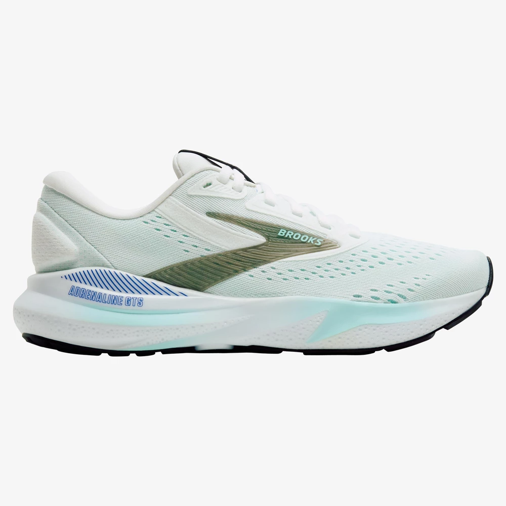 Brooks Adrenaline GTS 24 in White/Limpet Shell
