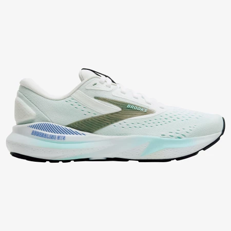Brooks Adrenaline GTS 24 in White/Limpet Shell