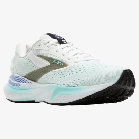 Brooks Adrenaline GTS 24 in White/Limpet Shell