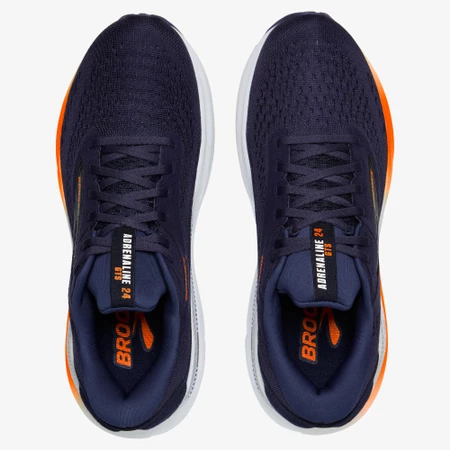 Brooks Adrenaline GTS 24 in Peacoat/Orange