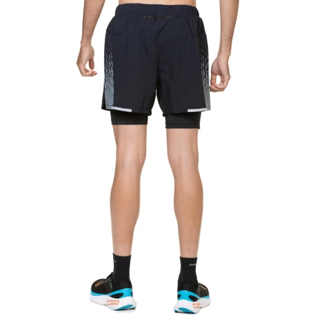 Ronhill Tech Reflect 5in Twin Shorts in Black