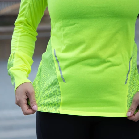 Ronhill Tech Reflect Top in Fluro Yellow