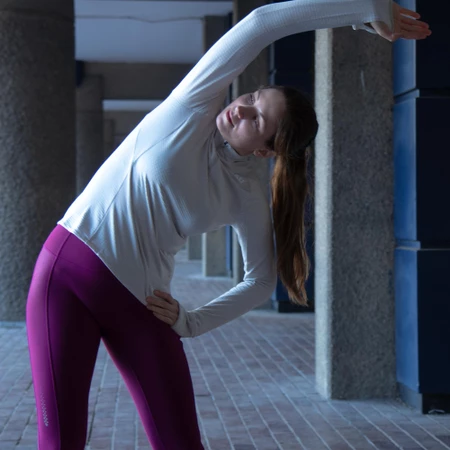 Ronhill Tech Winter Tights in Dark Blackcurrant