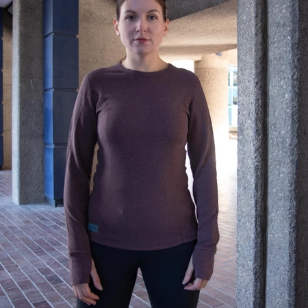 Janji Waffleloft Long Sleeve in Loam