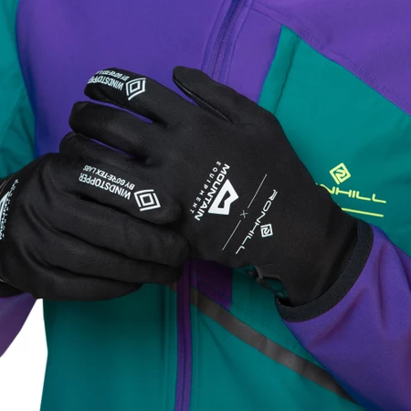 Ronhill Gore-Tex Windstopper Gloves in All Black