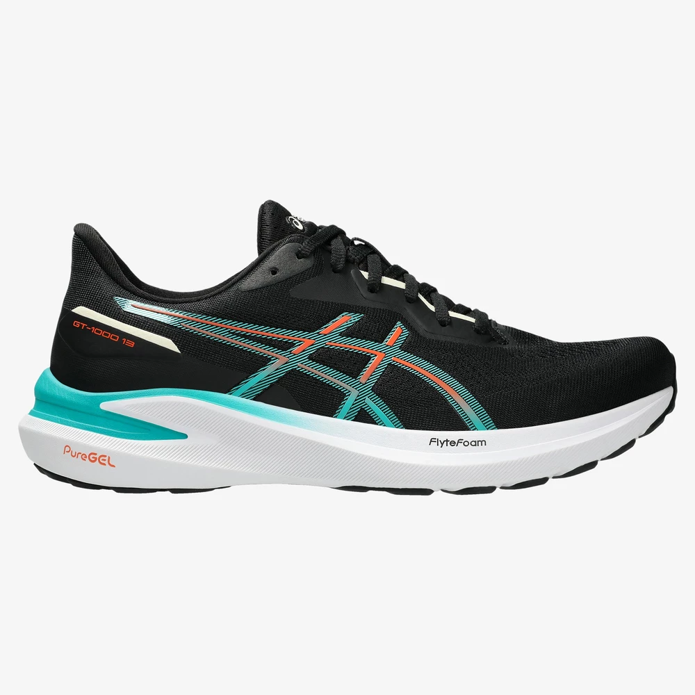 Asics GT-1000 13 in Black/Teal