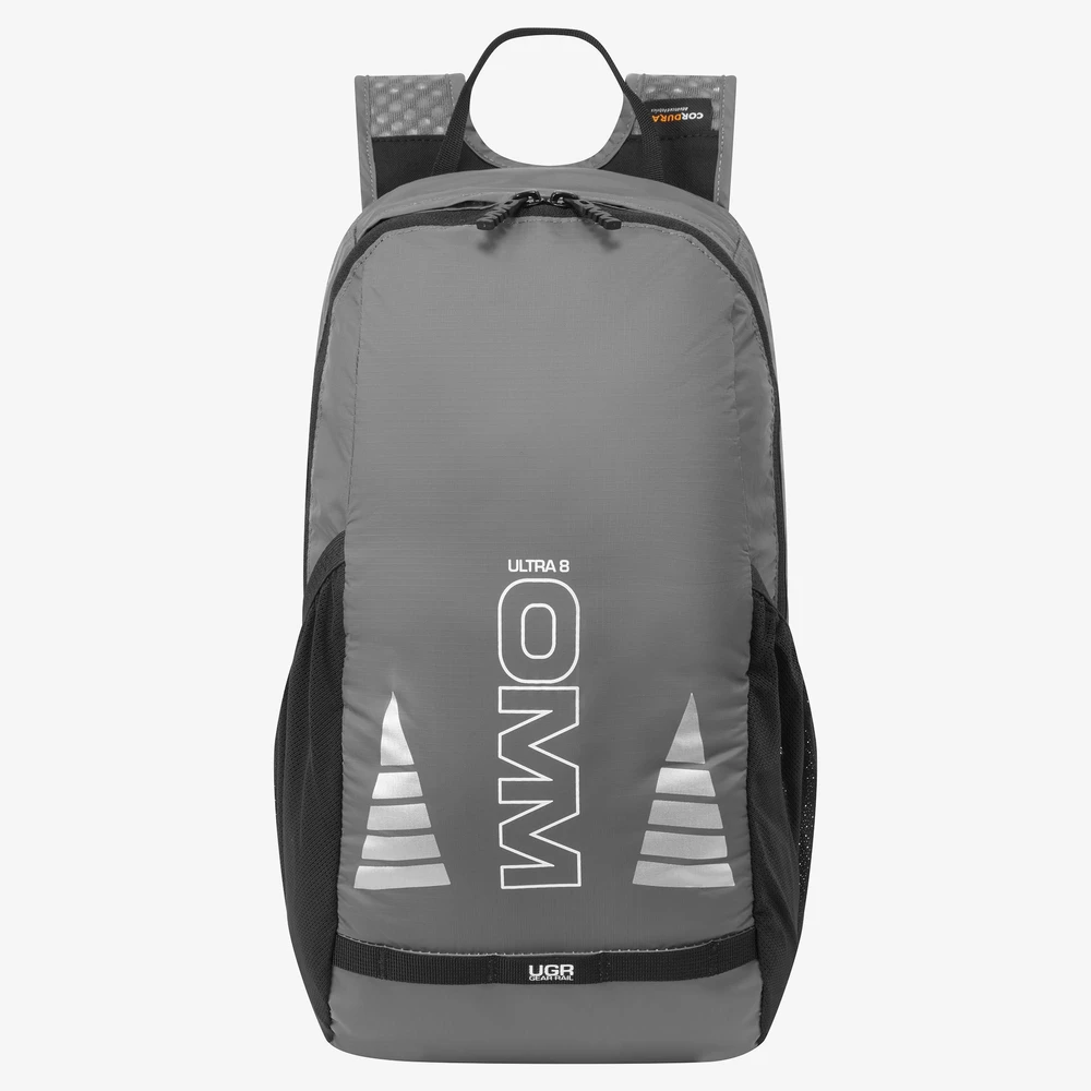 OMM Ultra 8L Running Backpack in Black/Grey