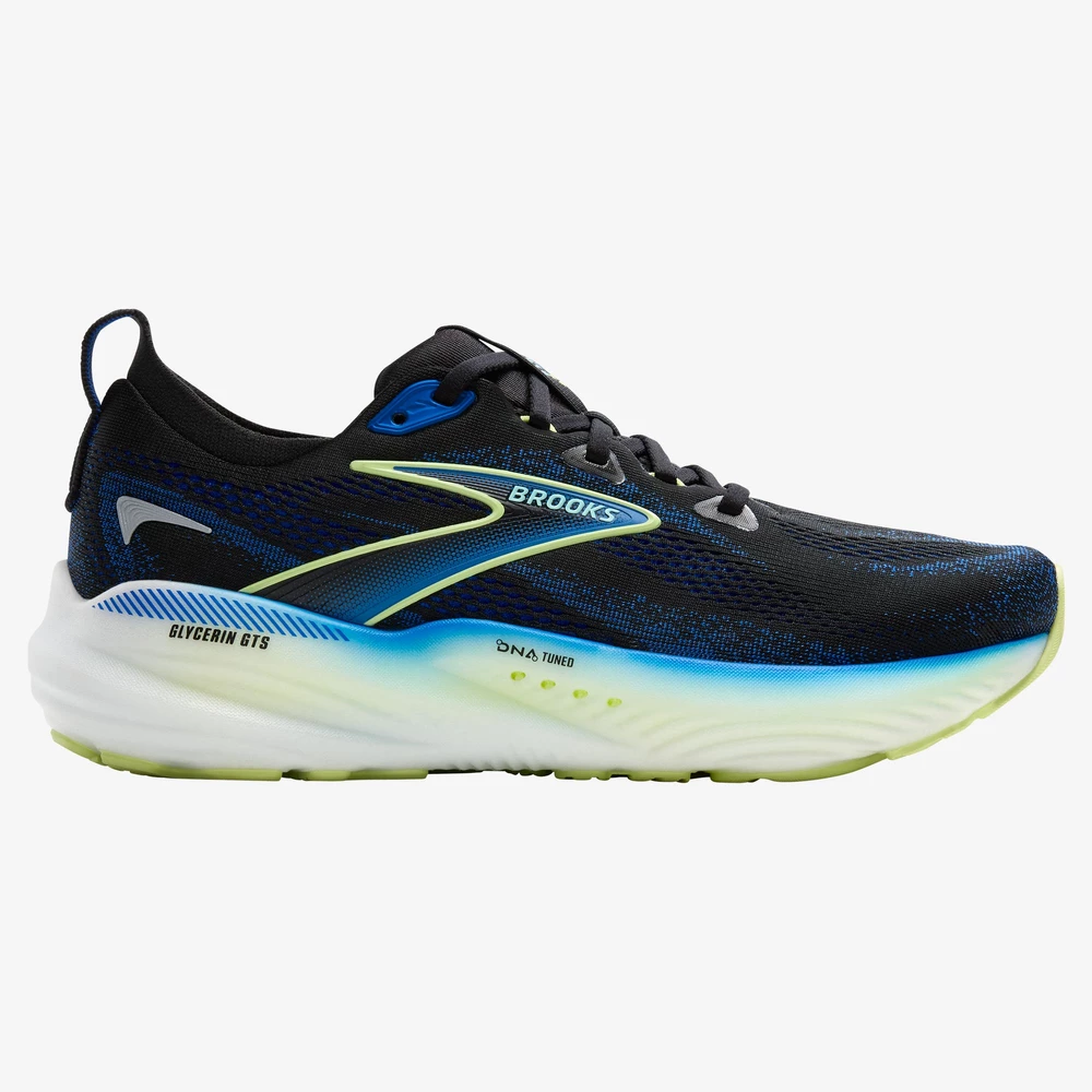 Brooks Glycerin GTS 22 in Black/Cobalt