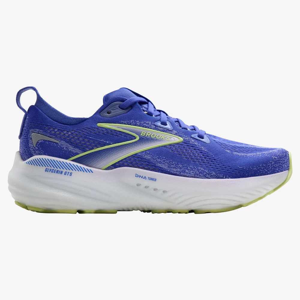Brooks Glycerin GTS 22 in Amparo Blue/Yellow