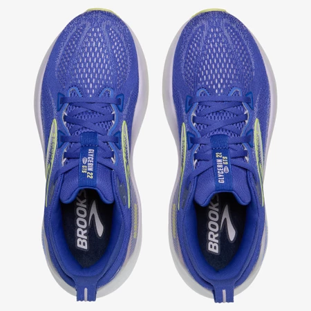 Brooks Glycerin GTS 22 in Amparo Blue/Yellow