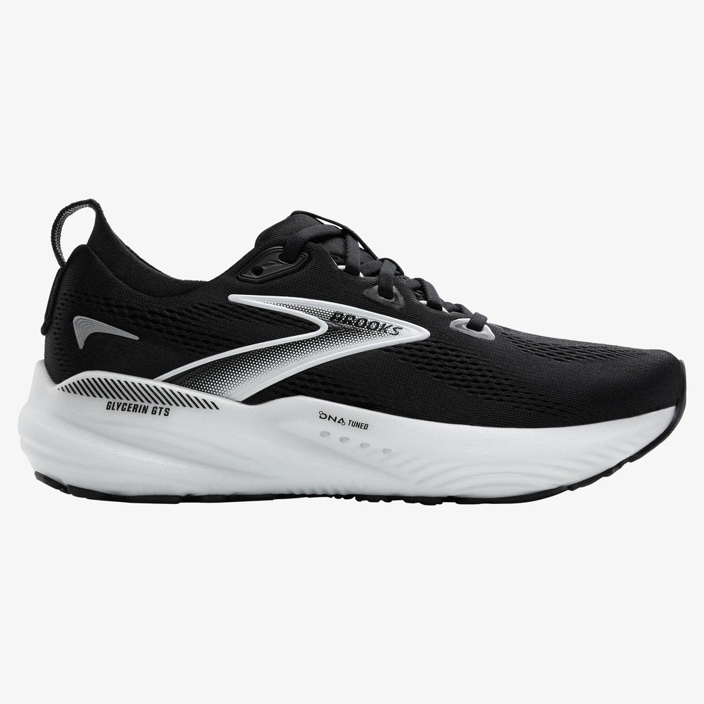 Brooks Glycerin GTS 22 in Black/White