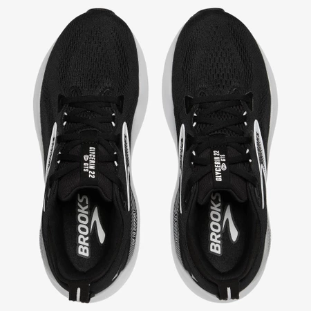 Brooks Glycerin GTS 22 in Black/White