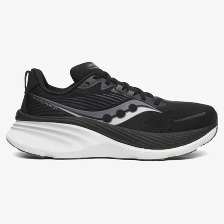 Saucony Hurricane 24 in Black/White