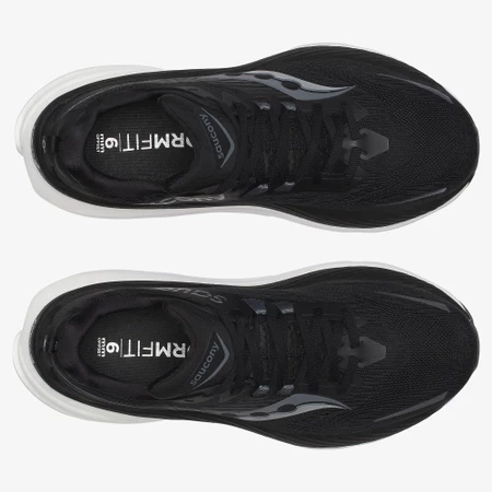 Saucony Hurricane 24 in Black/White