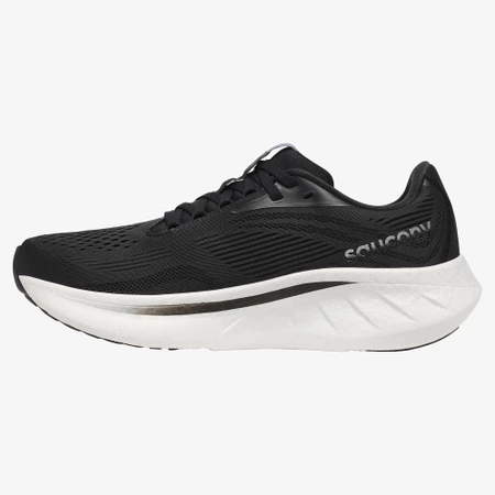 Saucony Ride 18 in Black/White